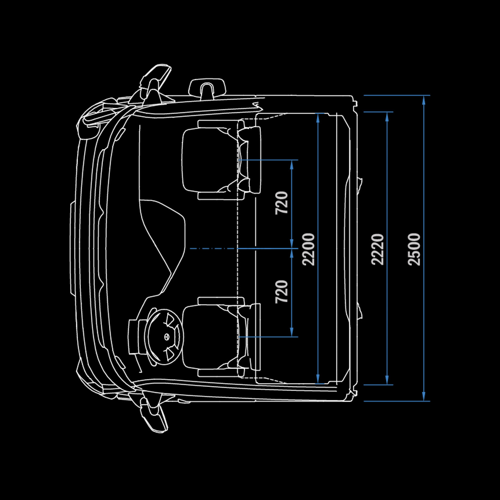 GigaSpace top view
