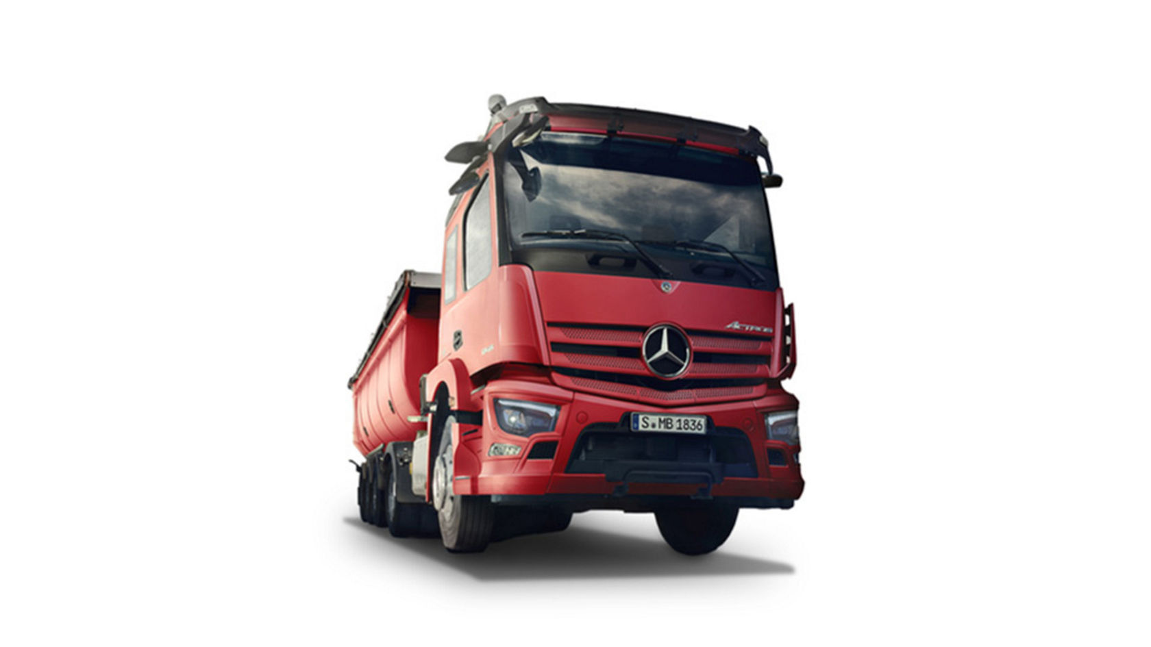 Actros tipper semitrailer