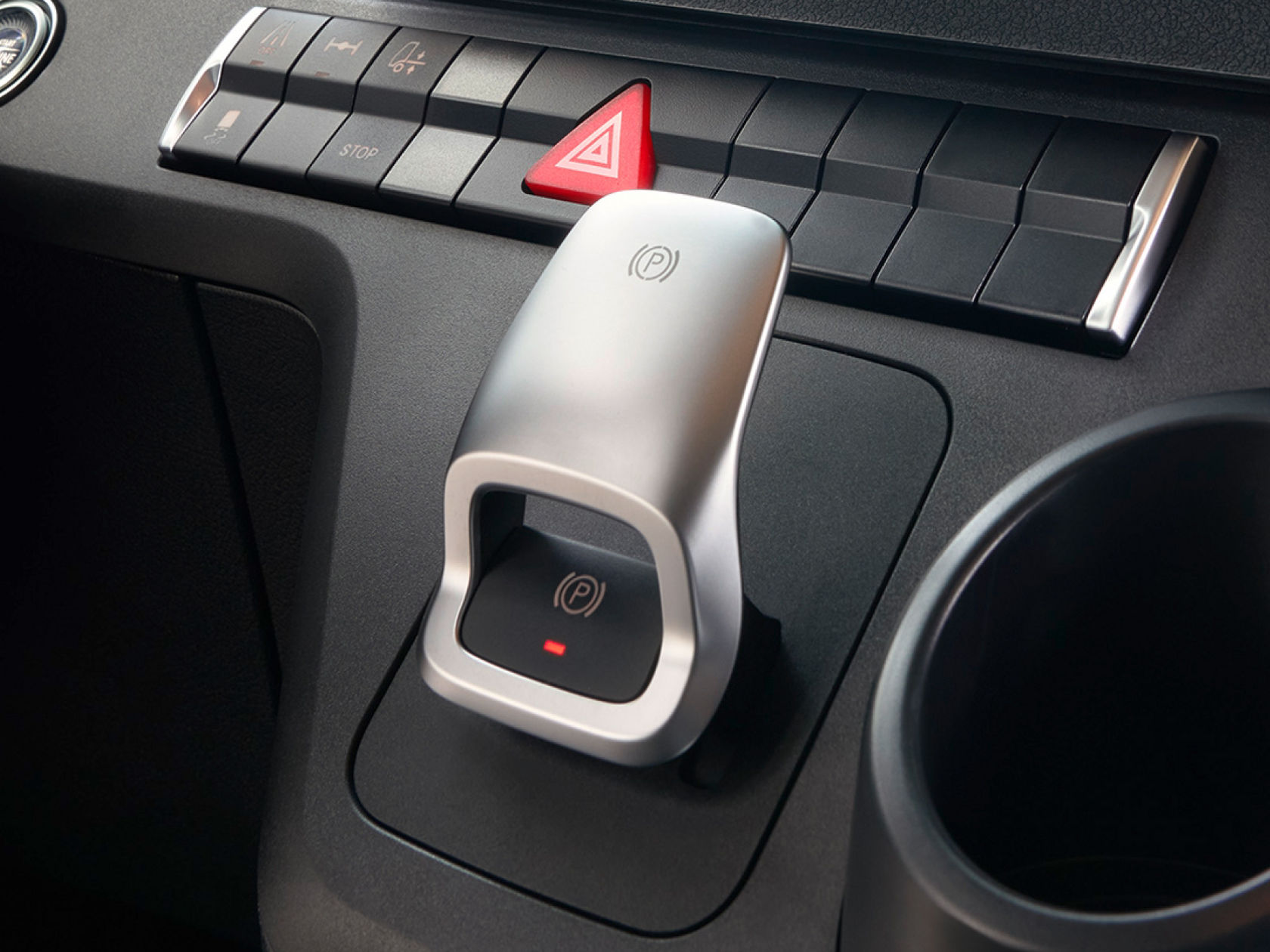 Parking brake, electronic with hold function