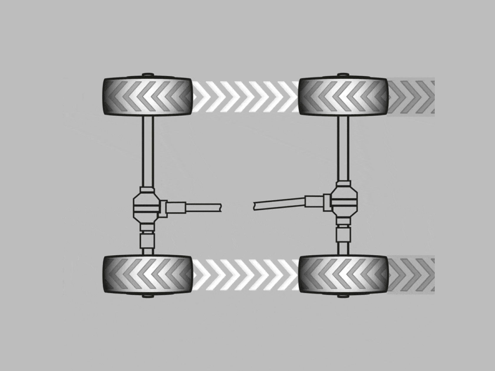 Schematic drawing for single tires.