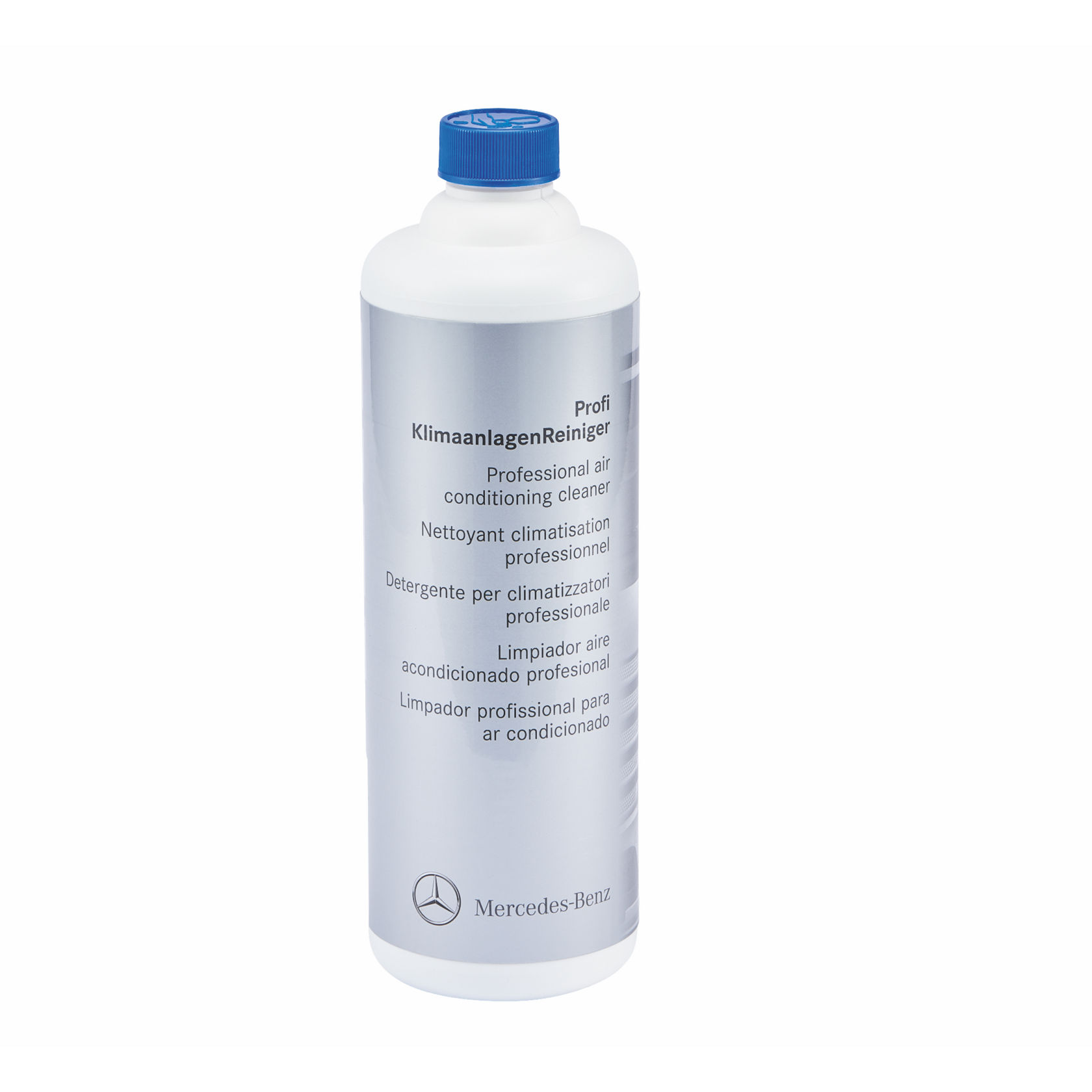 Container of professional A/C system cleaner