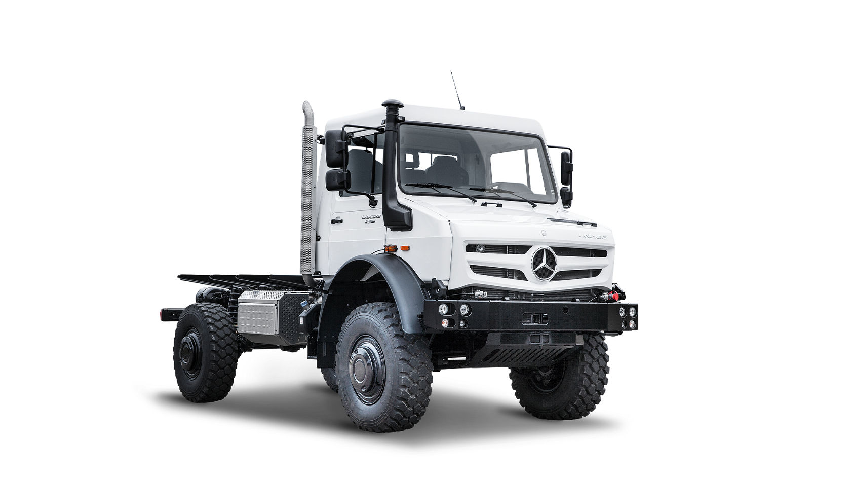 Hochgeländegängiger Unimog